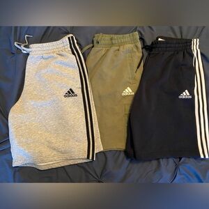 Lot of 3 Pairs of Adidas Athletic Shorts